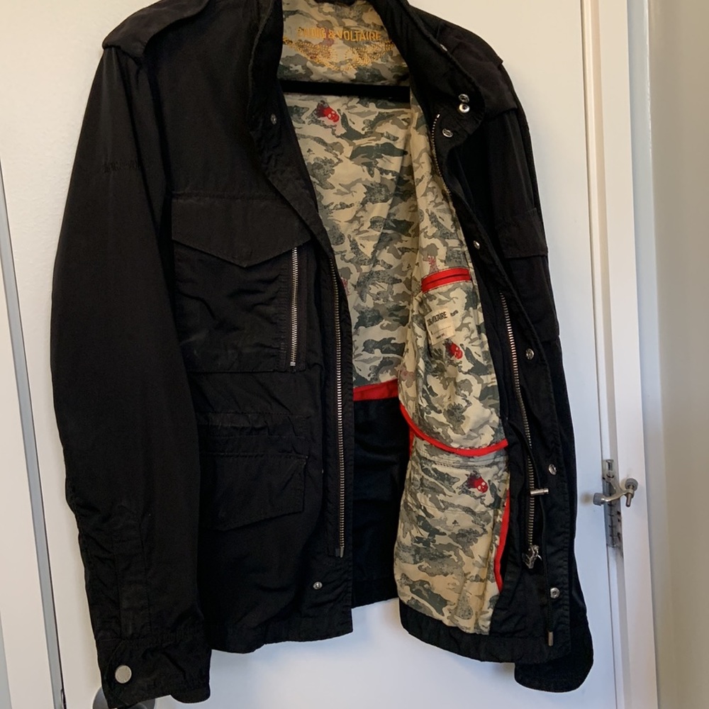 Zadig & Voltaire mid-weight jacket with many pockets